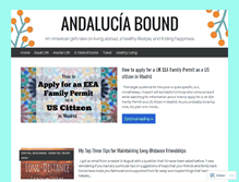 Tablet Screenshot of andaluciabound.com